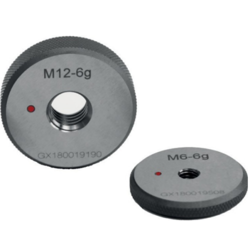 Kroužkový závitový kalibr DIN 13, 6g, „NO GO“, závit ISO pravotočivý, M2–M60, 997