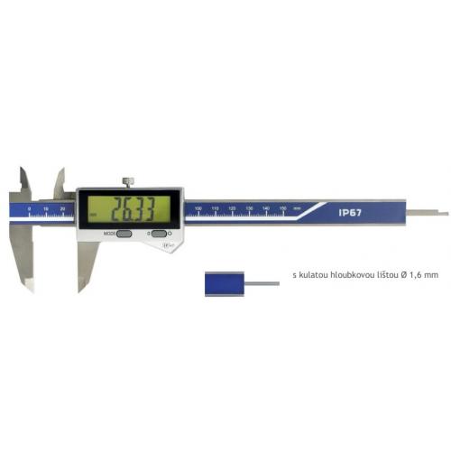 Digitální posuvné měřítko induktivní IP 67, 3 V, 6063