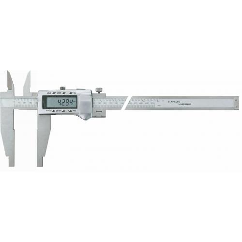 Digitální kontrolní posuvné měřítko s křížovými čelistmi, funkce PRESET, ABS, 6016