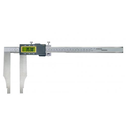 Digitální kontrolní posuvné měřítko s indukčním měřicím systémem, DIN 862, ABS, IP65, 6105