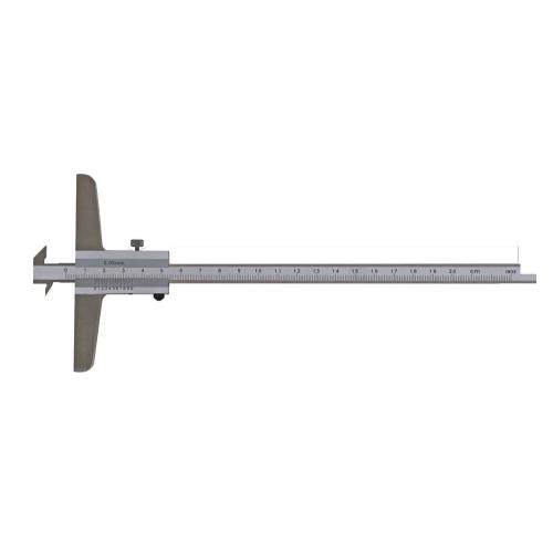 Hloubkoměr s háčkovou lištou, oboustranný, nonius 1/20 mm nebo 1/50 mm, C060